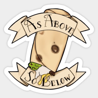 As Above, So Below Sticker